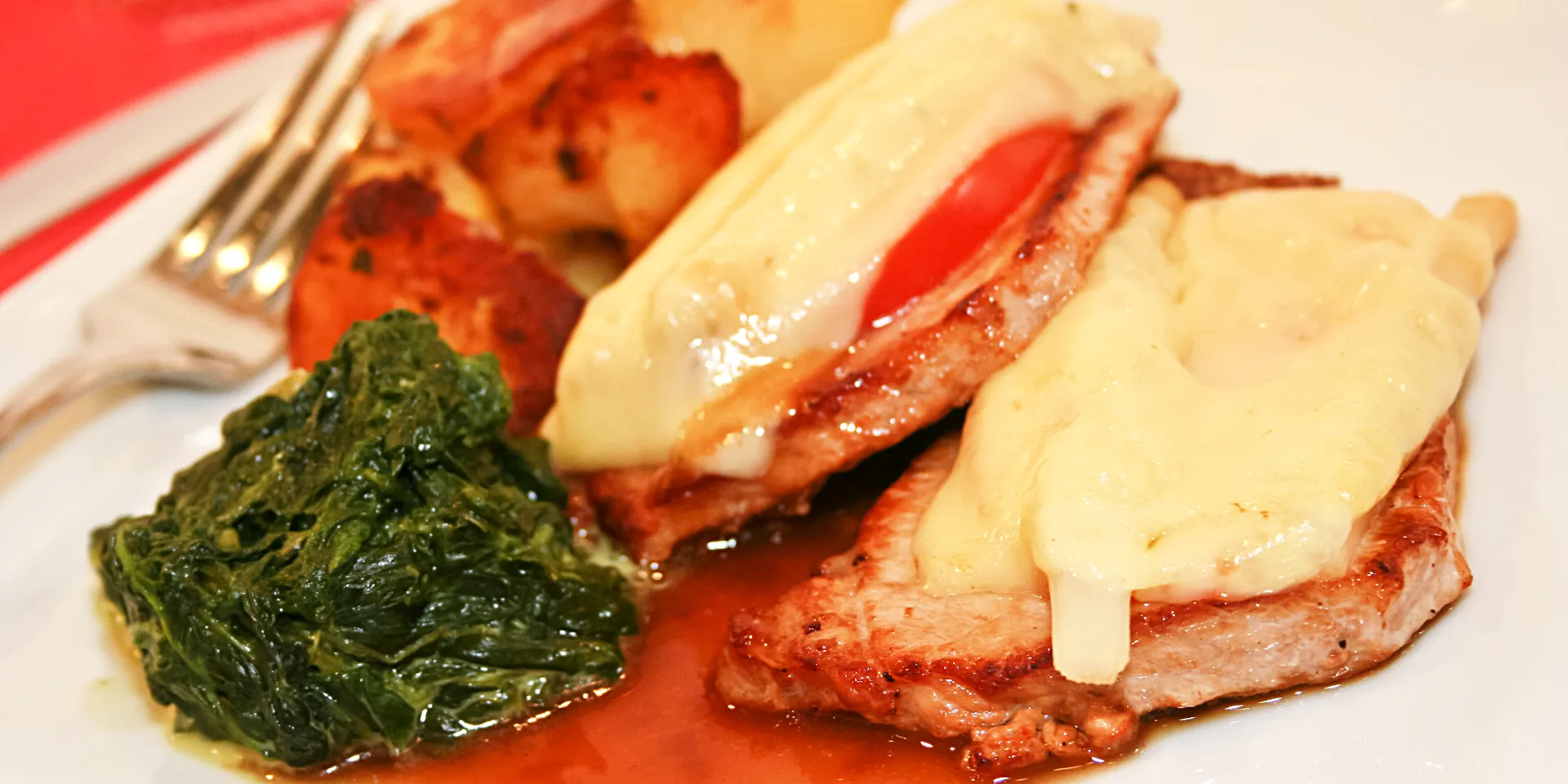 Escalope à la valaisanne