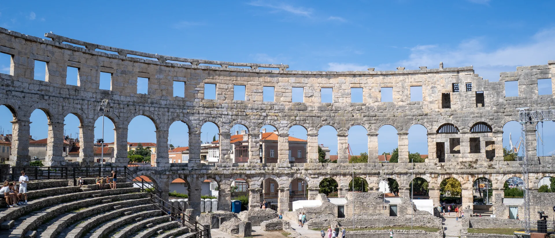 Amphitheater in Pula, Kroatien