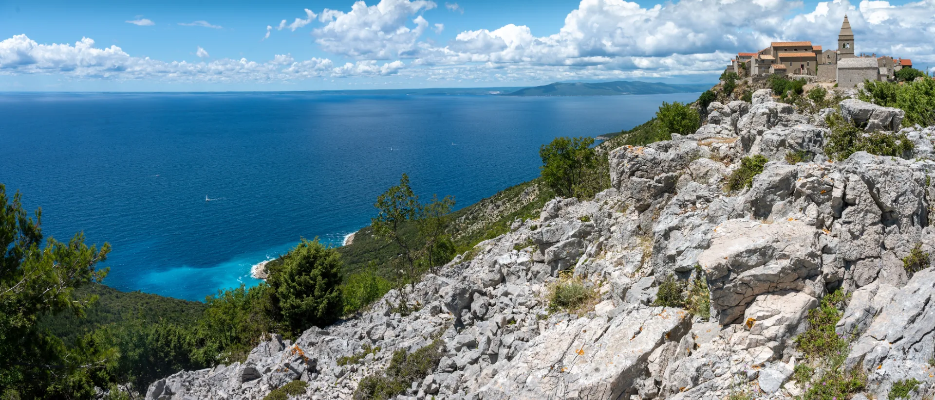 Lubenice auf der Insel Cres, Kroatien