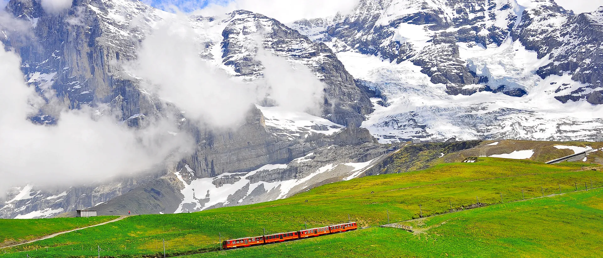 Train pour le Jungfraujoch, Suisse
