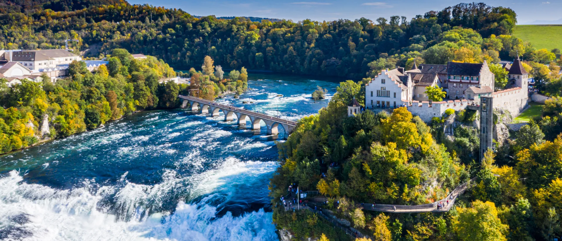 Rheinfall aus der Luft