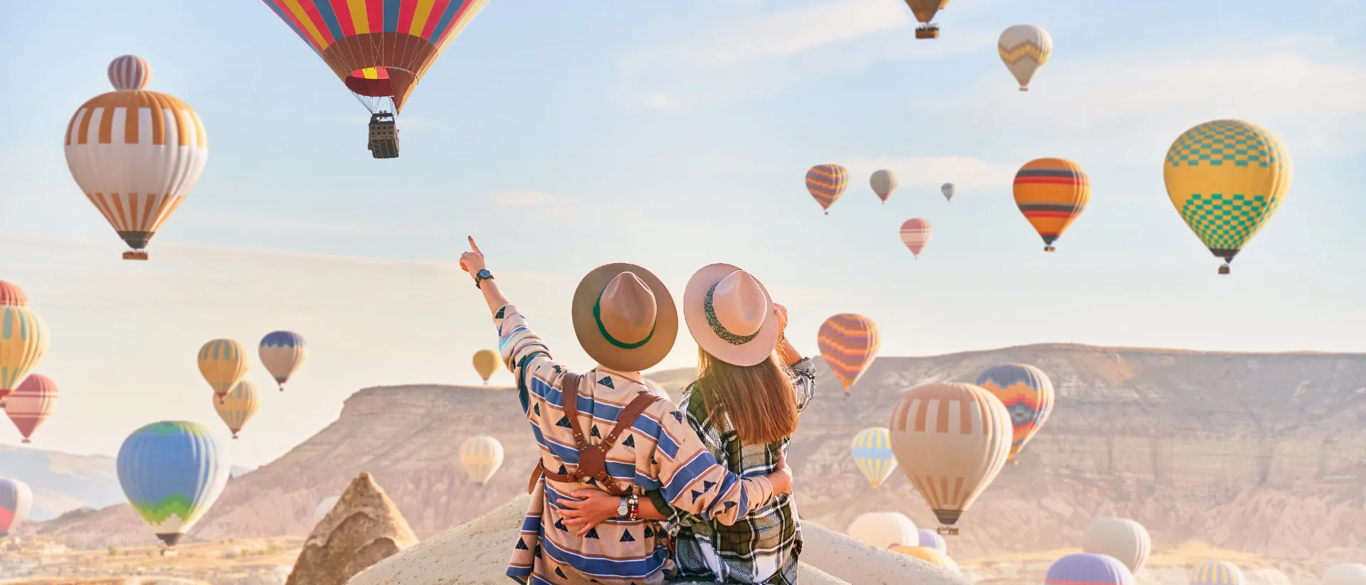 Heißluftballons in Kappadokien