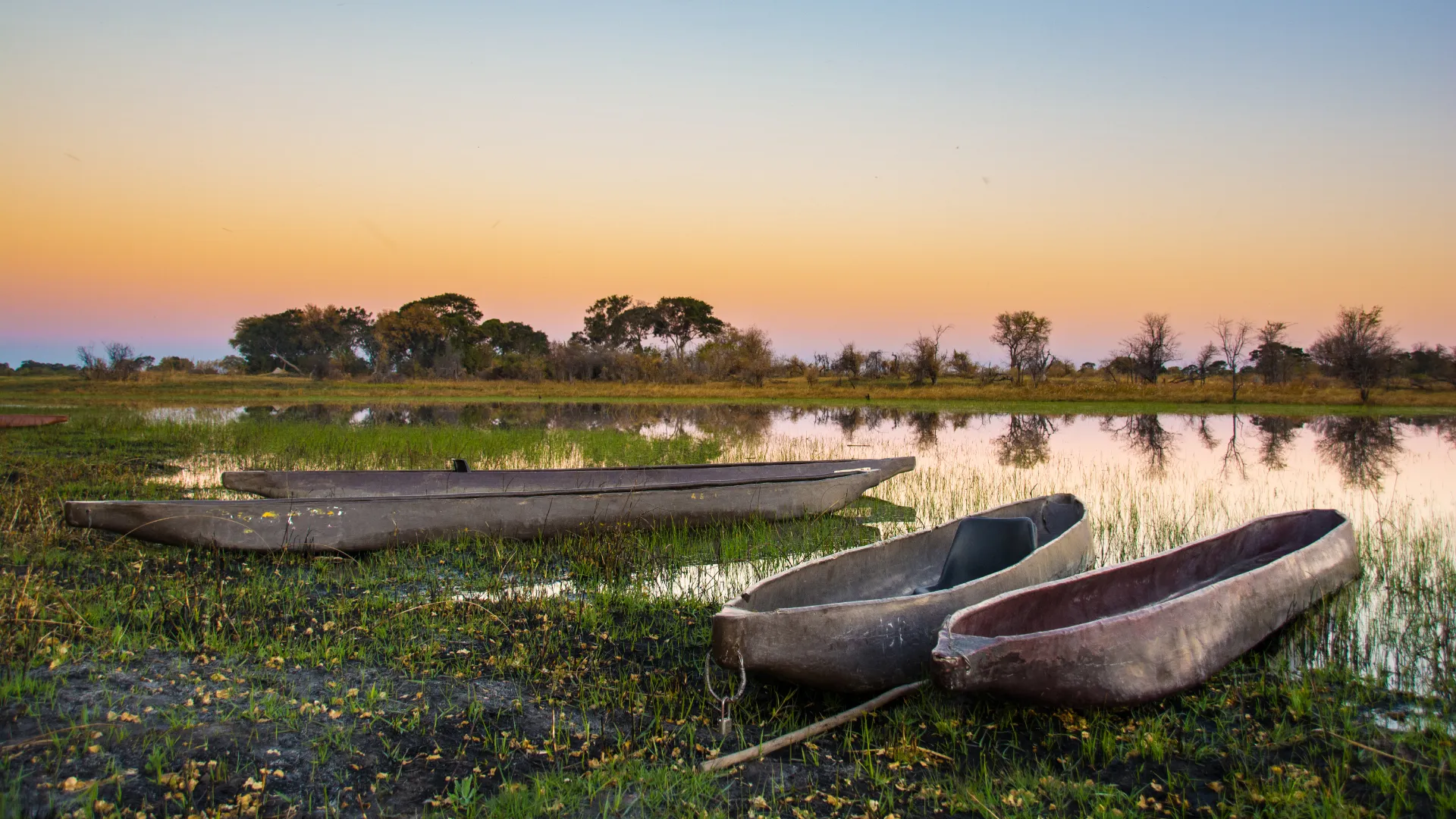 Mokoros, Okavango-Delta