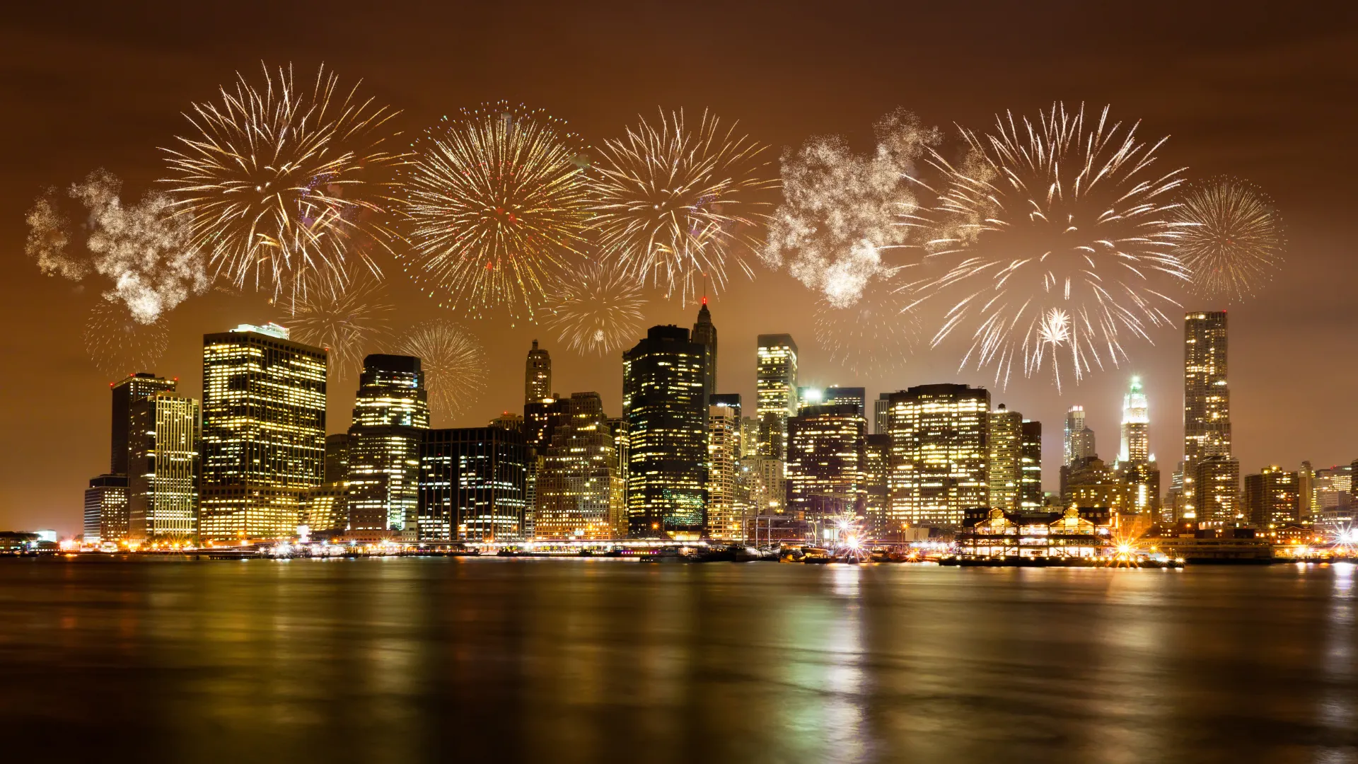 Silvester Feuerwerk, New York
