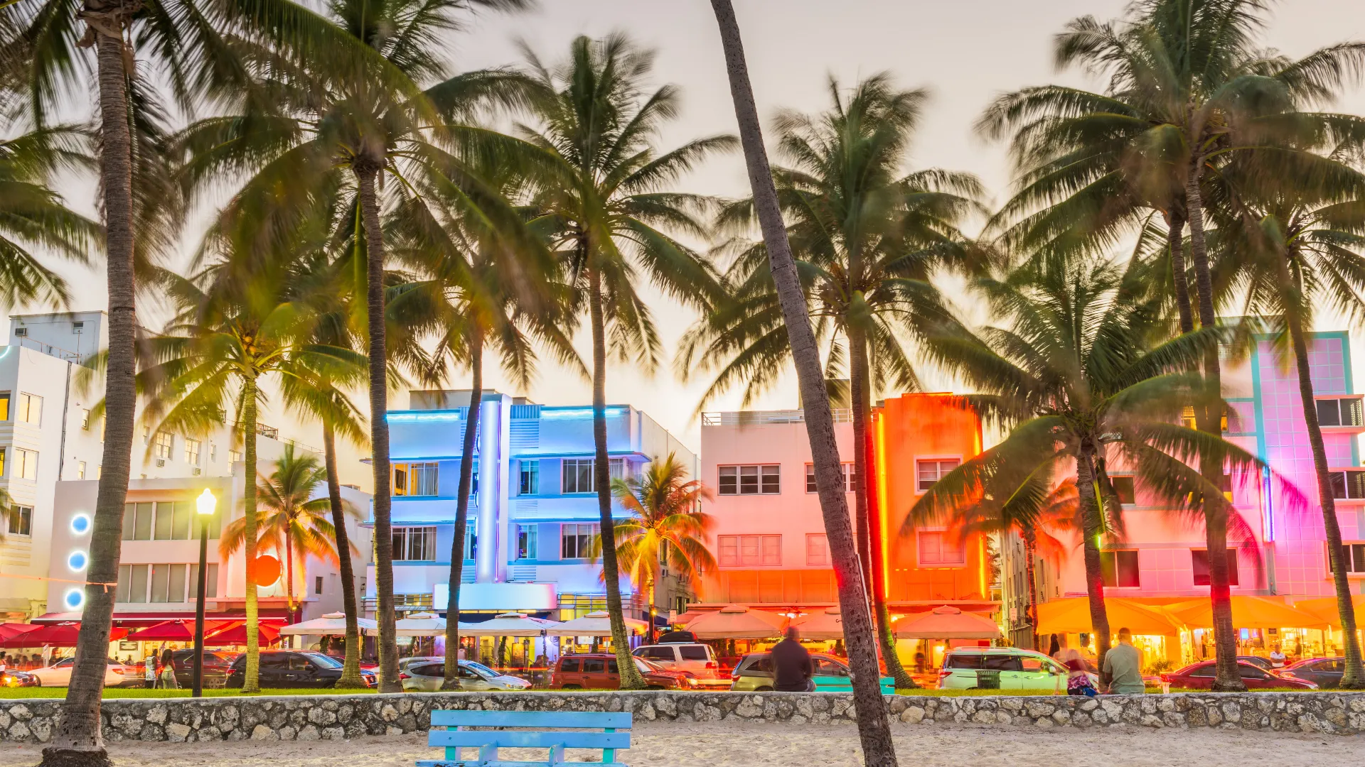Miami south beach/ Art Deco Häuser