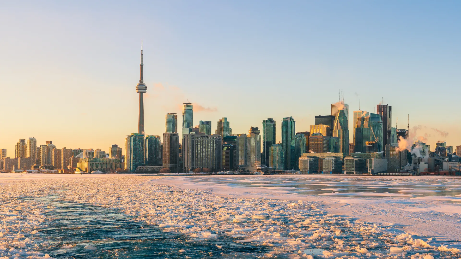 Skyline Toronto im Winter