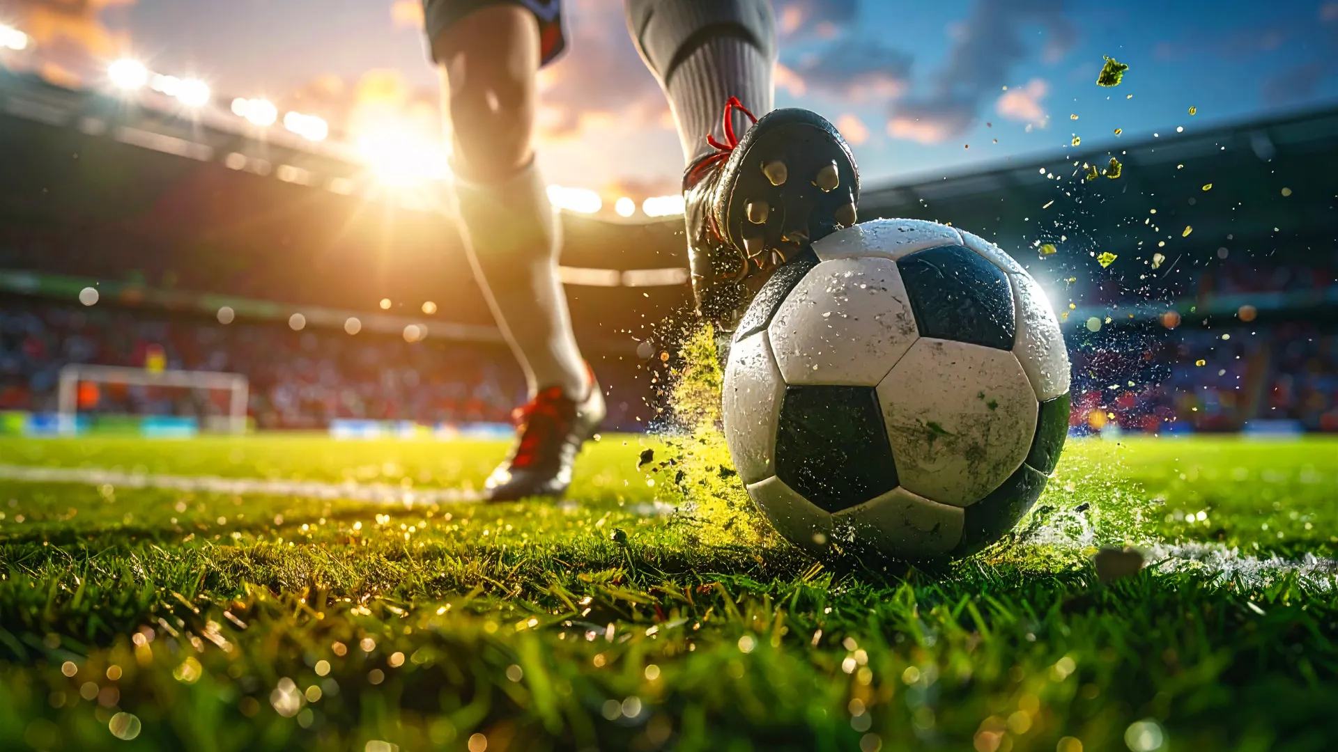 Imagebild Fußball (KI-generiert/-optimiert)