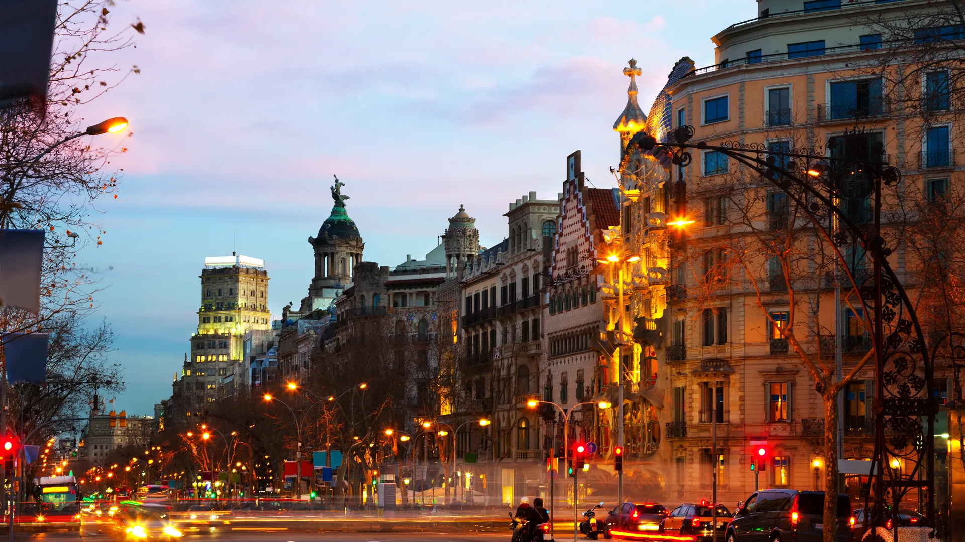 Barcelona im Winter