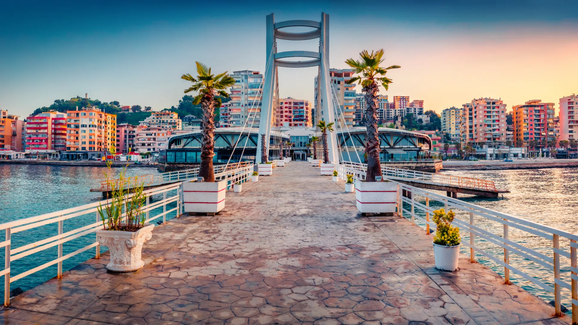 Hafen von Durres, Albanien