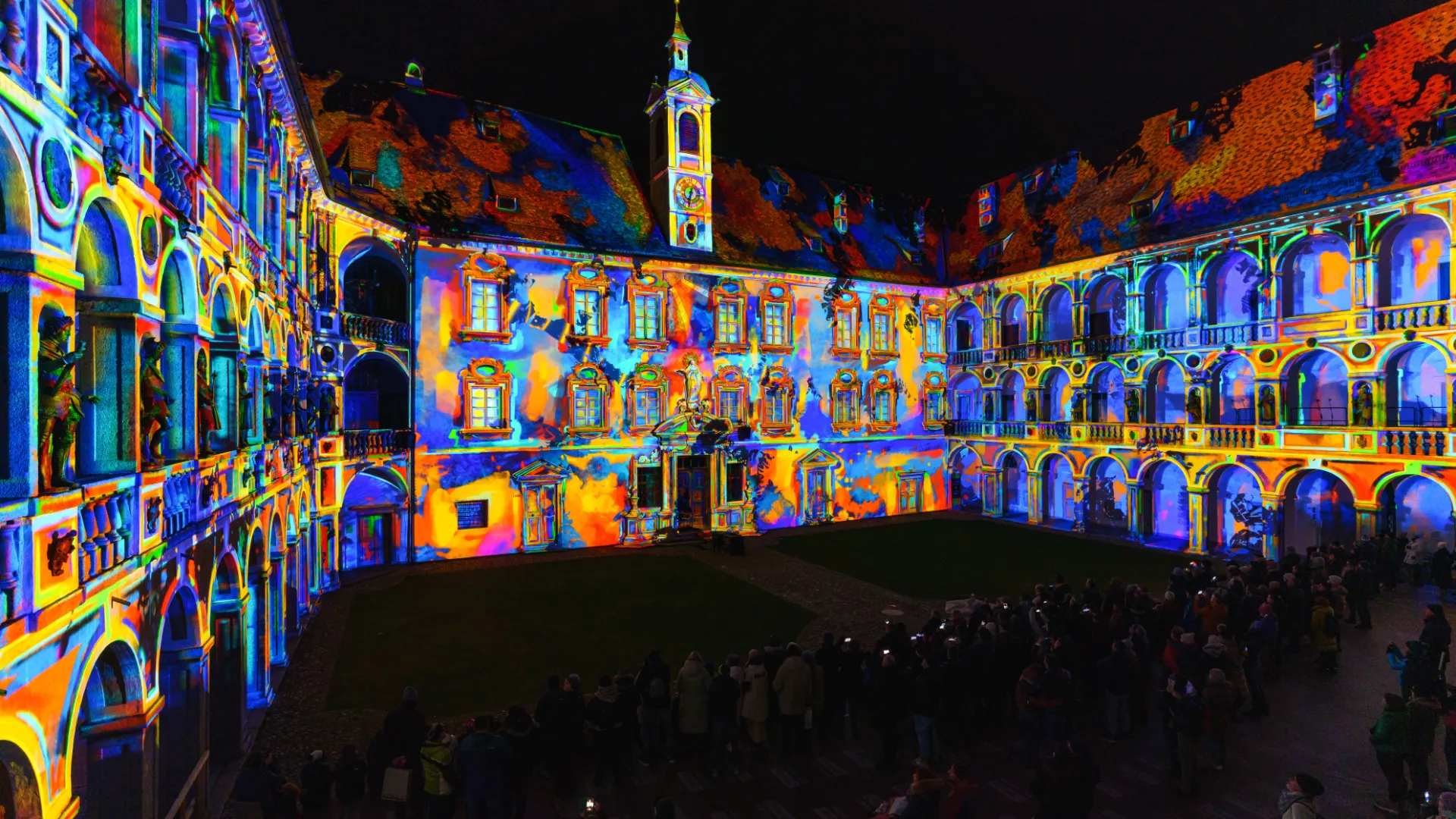 Light and Music Show in der Hofburg Brixen