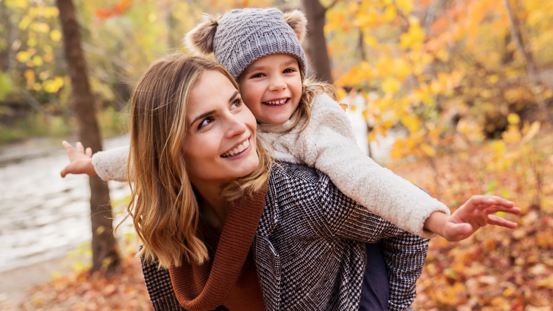 Familie im Herbst