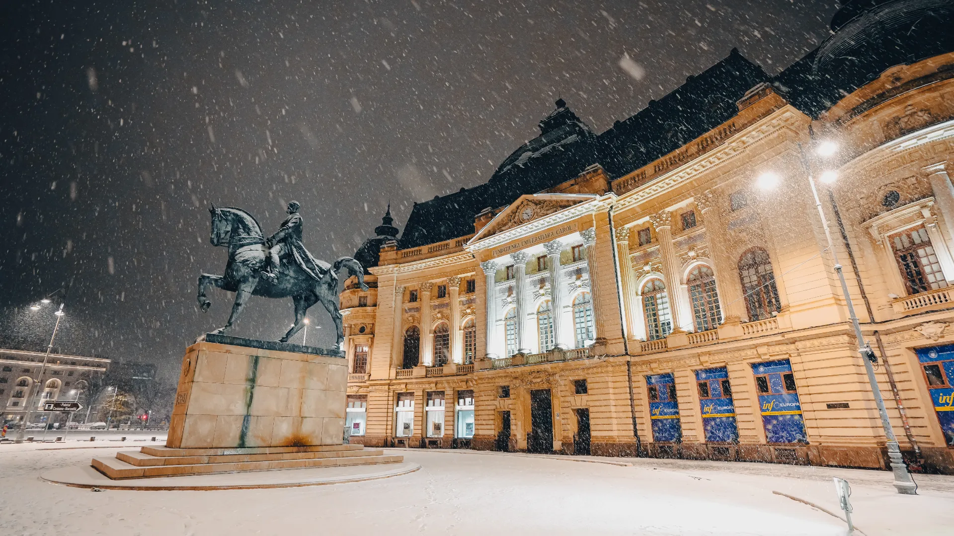 Bukarest im Winter