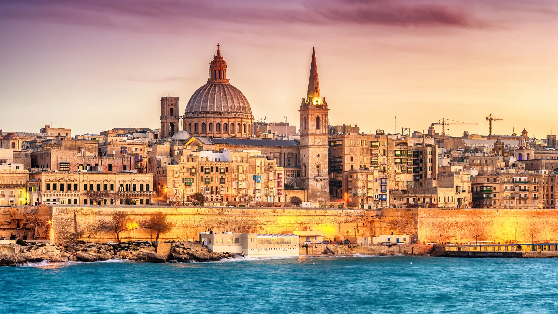 Blick auf Valletta
