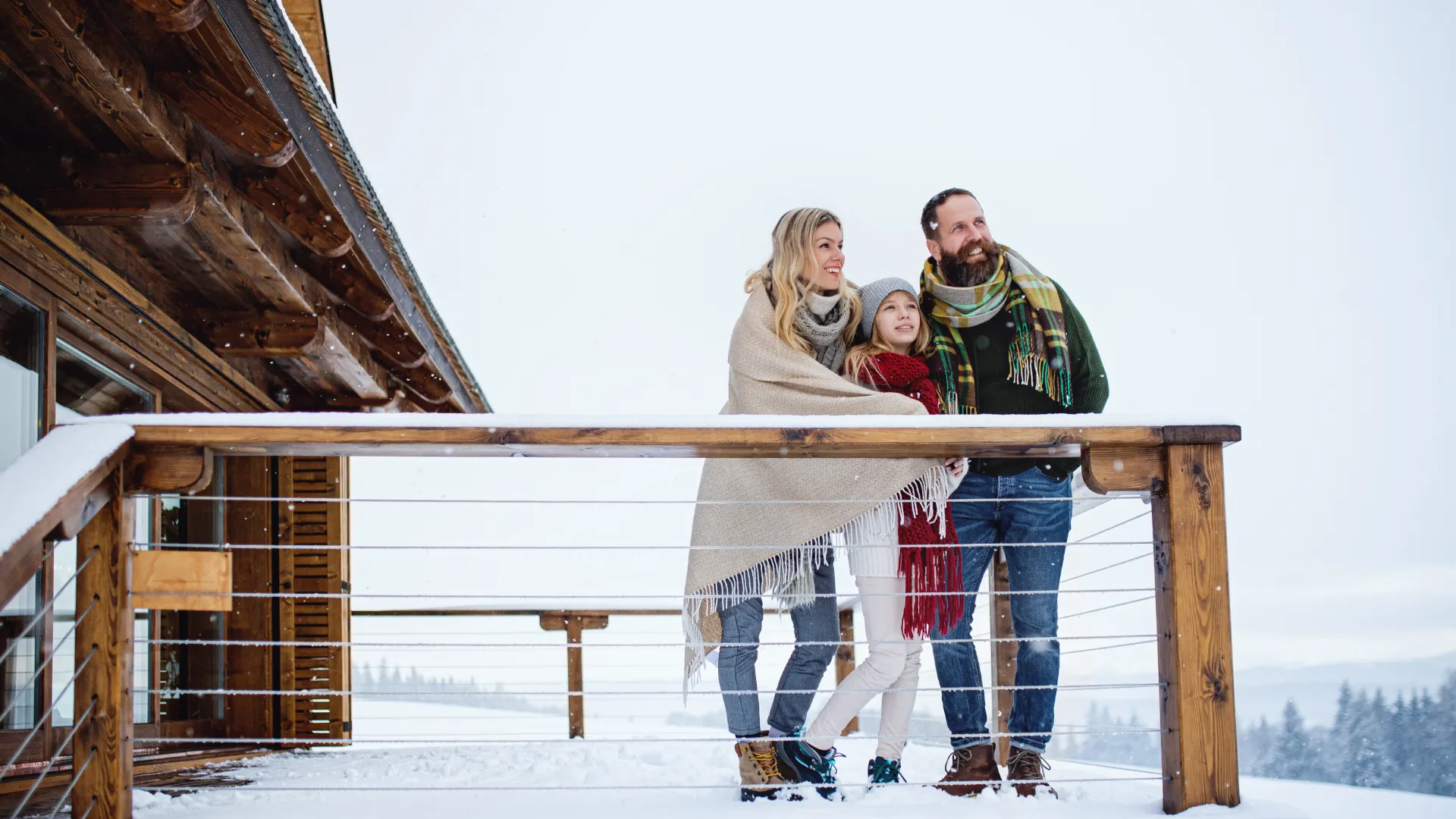 Inverno con la famiglia