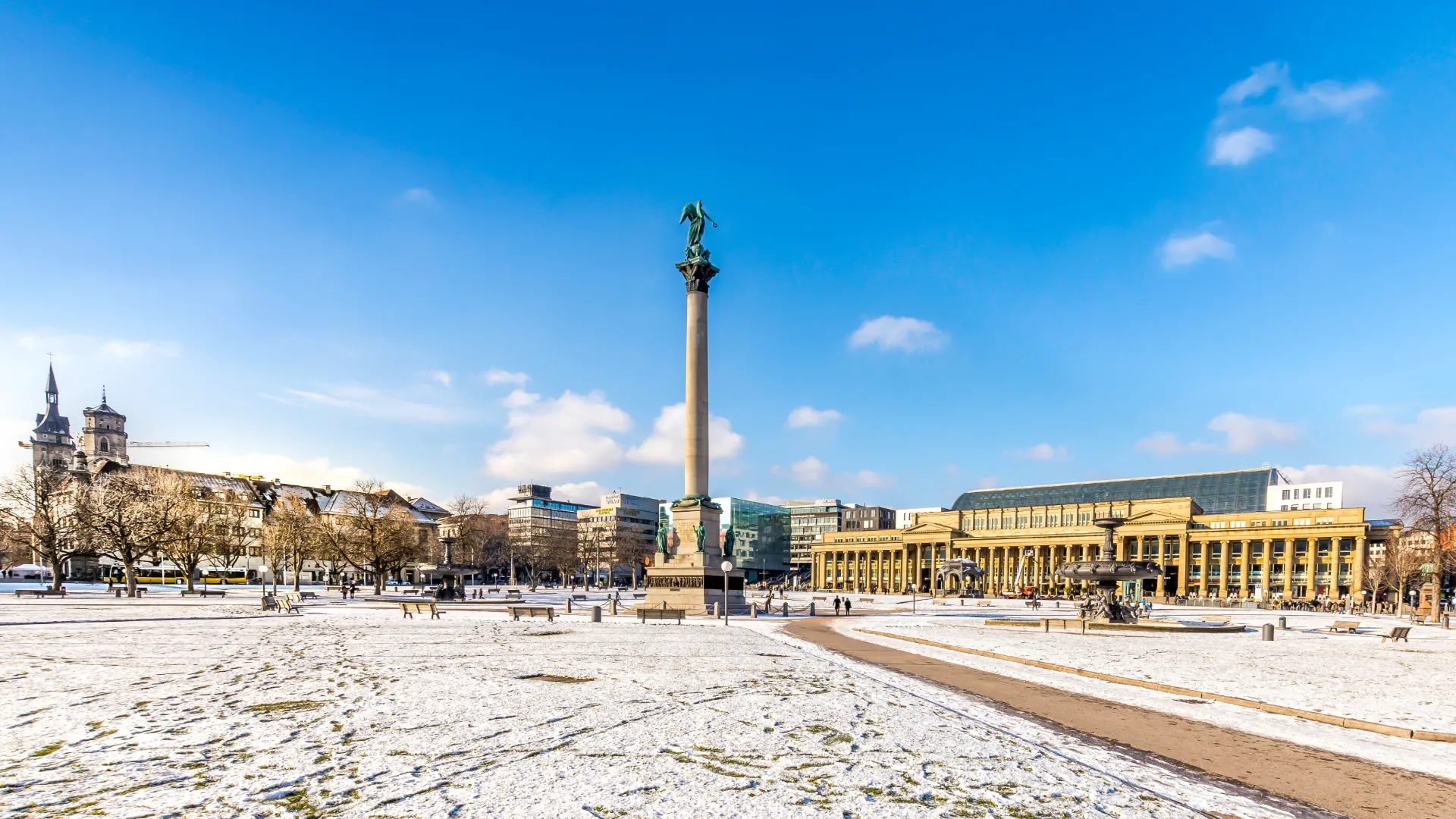 Stuttgard im Winter