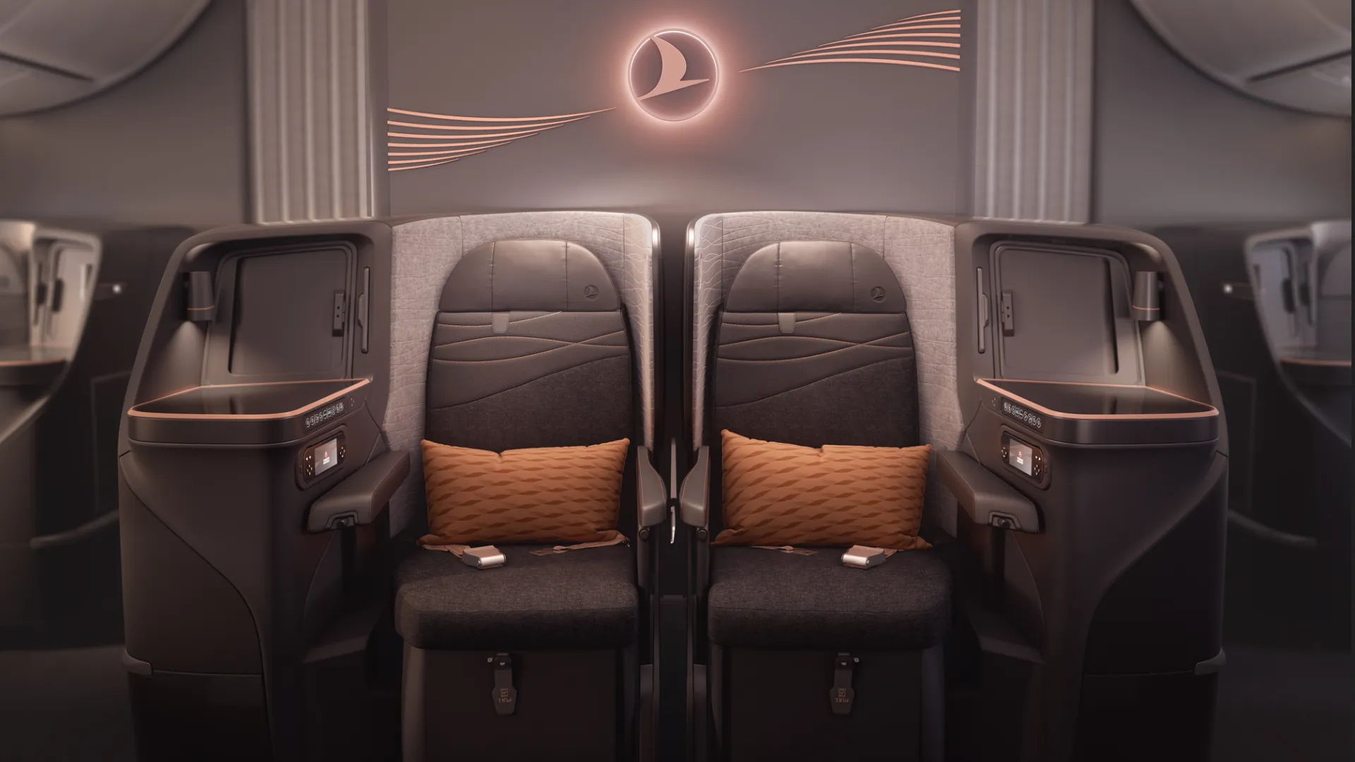 Kabine in der Turkish Airlines