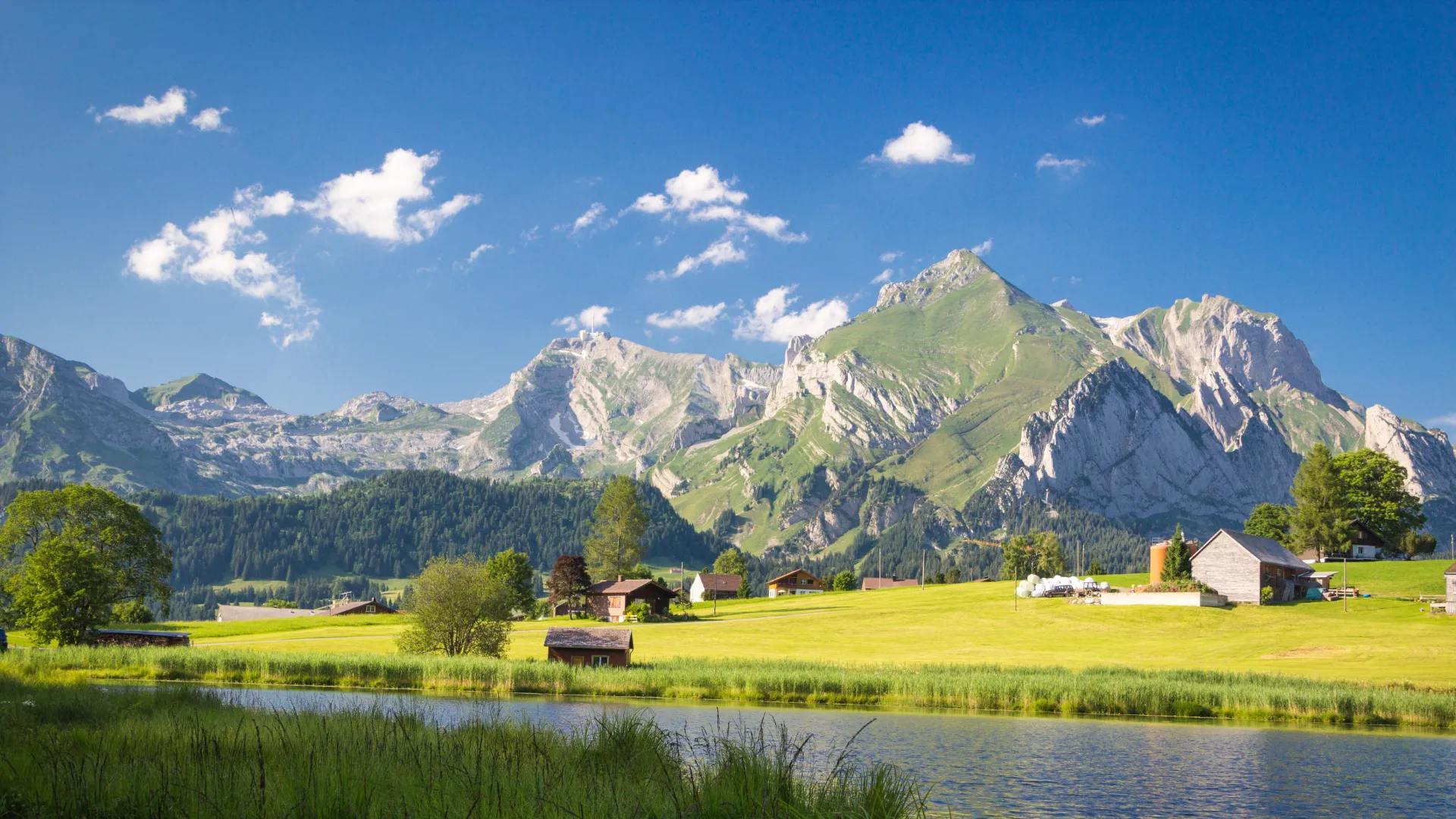 Toggenburg im Kanton St. Gallen, Schweiz