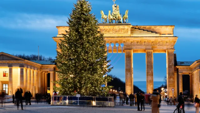 Brandenburger Tor zur Weihnachtszeit