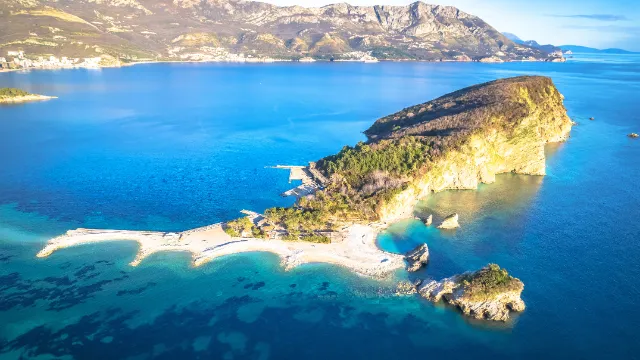 Insel Sevti Nikola vor Budva