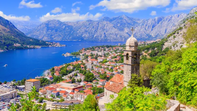 Kotor an der Bucht von Kotor, Montenegro