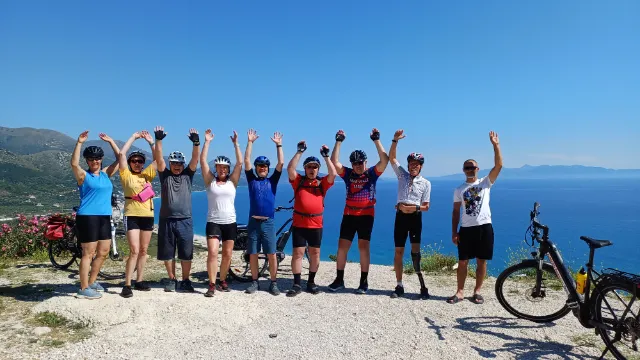 Gruppenfoto auf der Tour