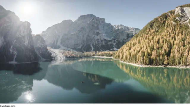 Bergsee in den Dolomiten