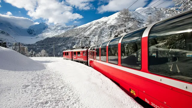 Bernina Express Winter
