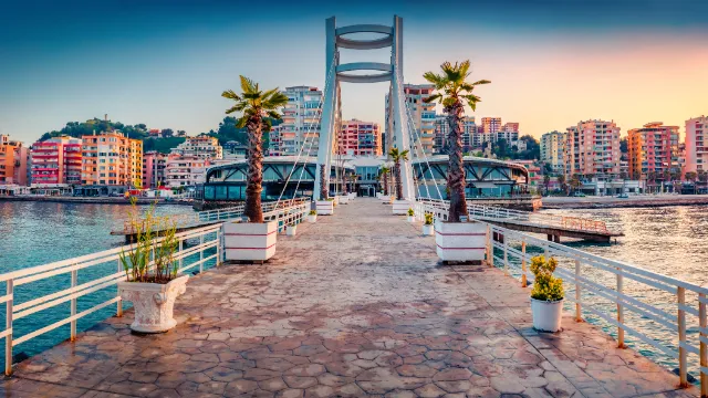 Hafen von Durres, Albanien