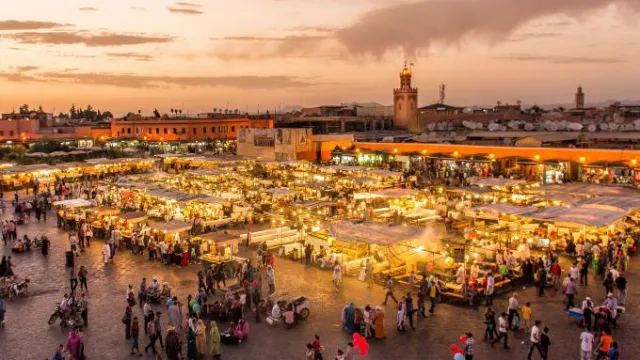 Marrakesch Gaukler Platz