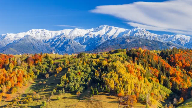 Wunderschöne Landschaft der Karpaten, Rumänien