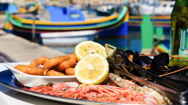 Fischspezialitäten am Markt von Marsaxlokk