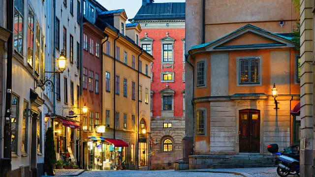 Abendstimmung in Stockholm