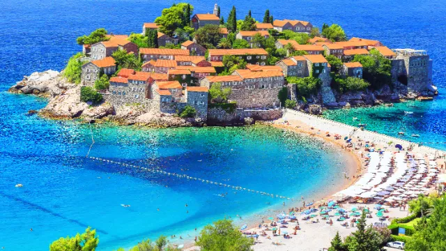 Sveti Stefan bei Budva